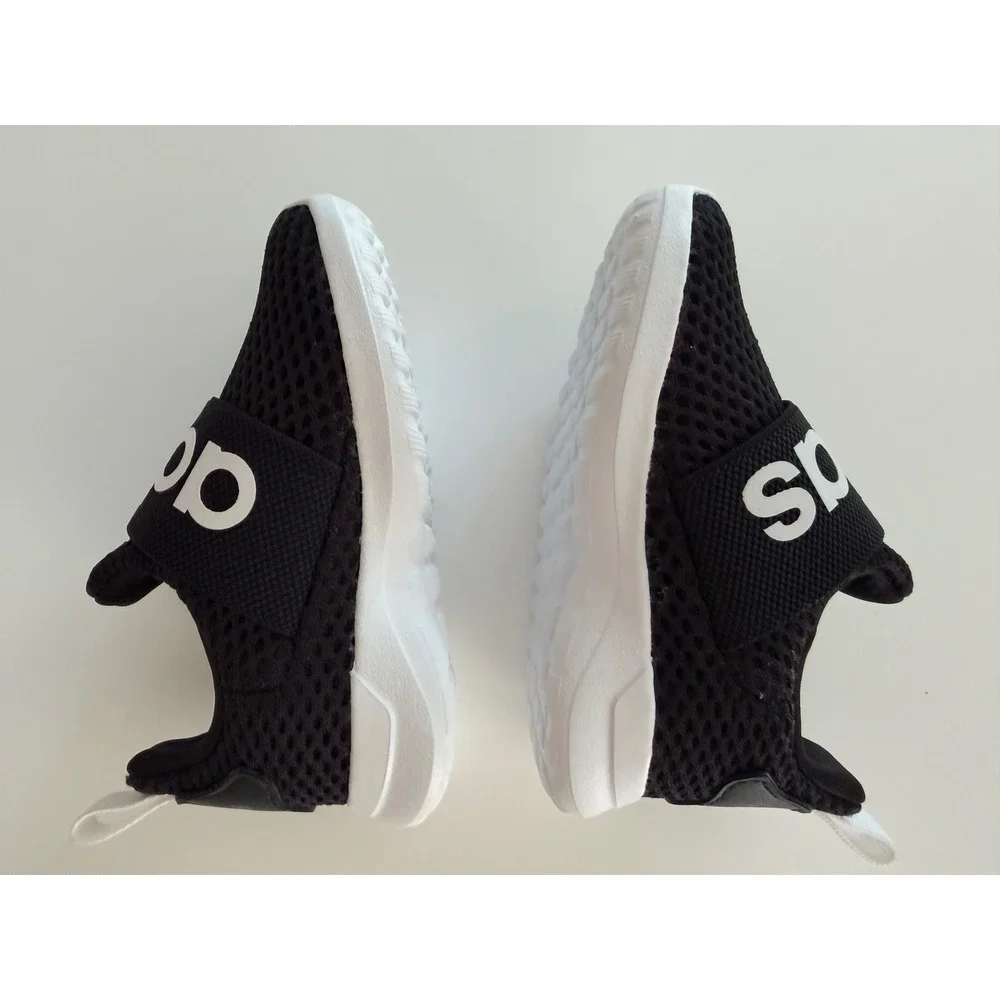 Adidas Lite Racer Adapt 4.0 Baby/Toddler Black White Slip On Sneakers Size 5K